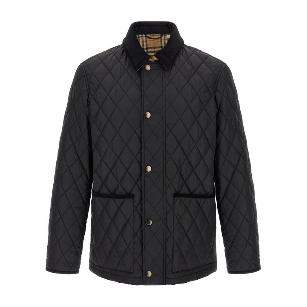 Burberry Black Polyamide Full-Length Men's Jacket